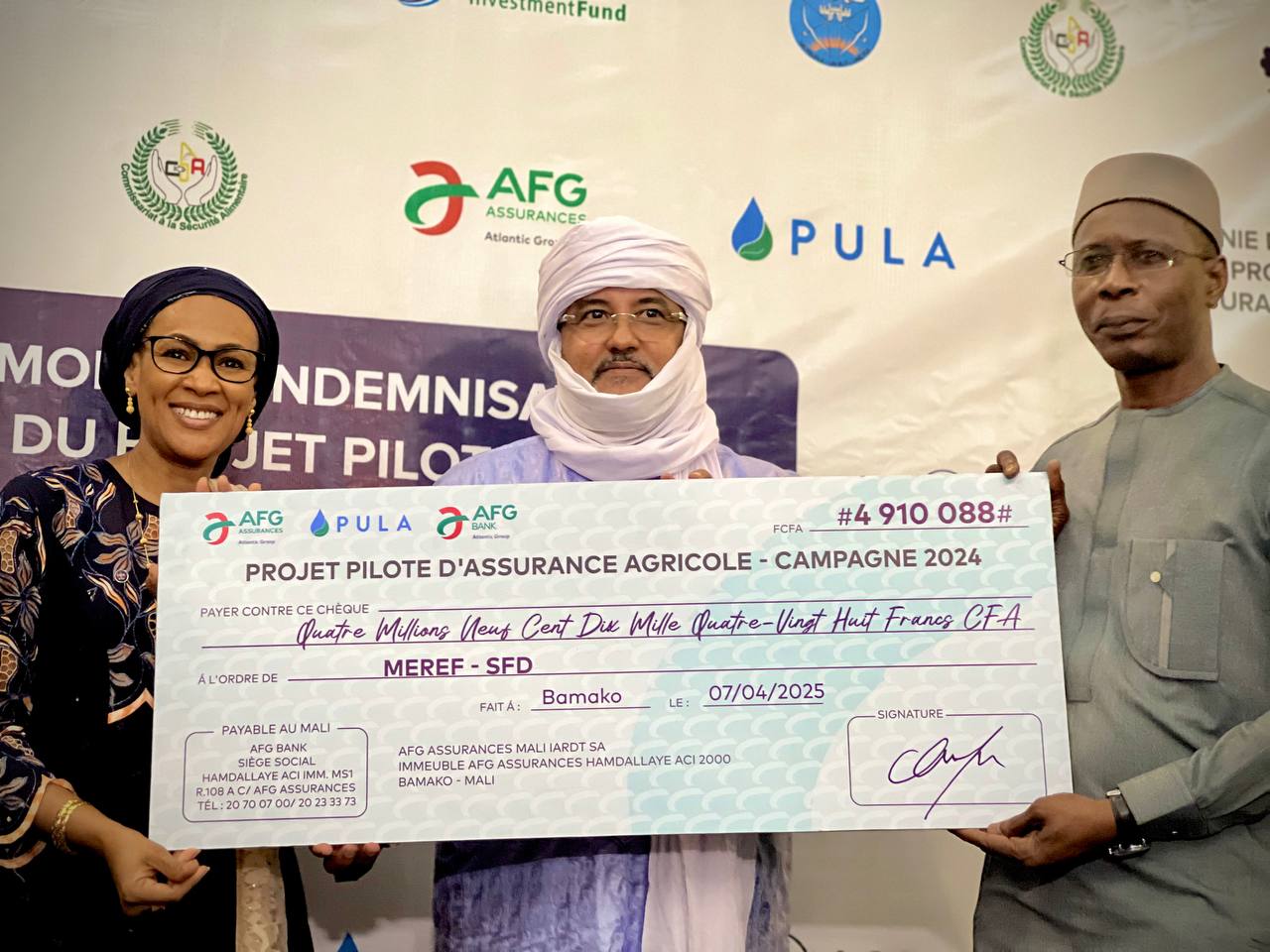 Assurance agricole : Les bénéficiaires du projet pilote indemnisés !